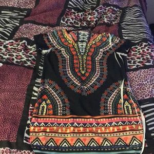 Black Dashiki Dress